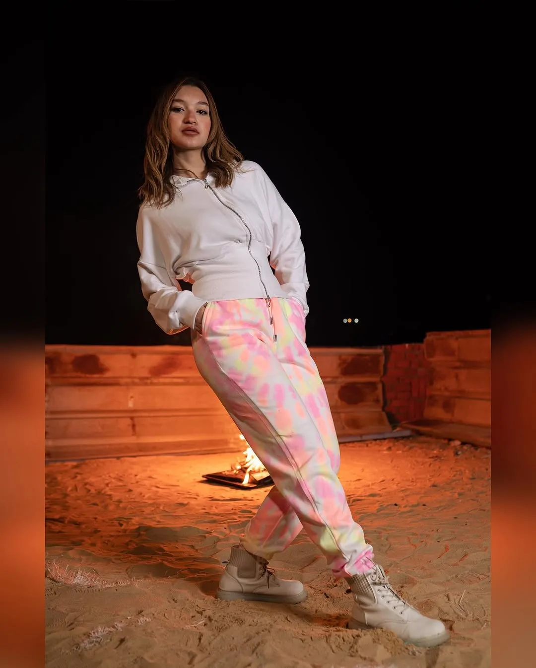 Pastel Tie-Dye Jogger Set